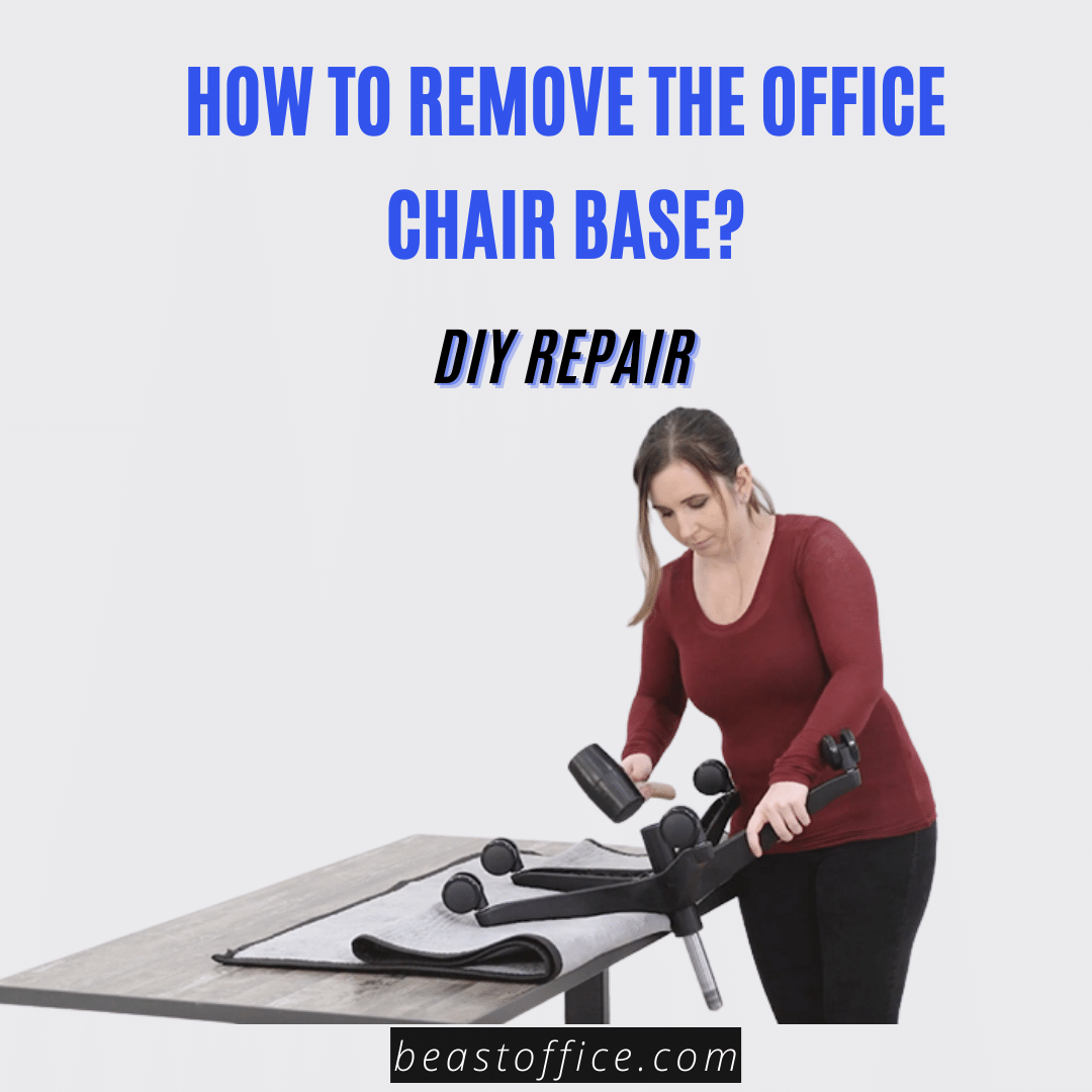 How to Remove the Office Chair Base? -  DIY Repair