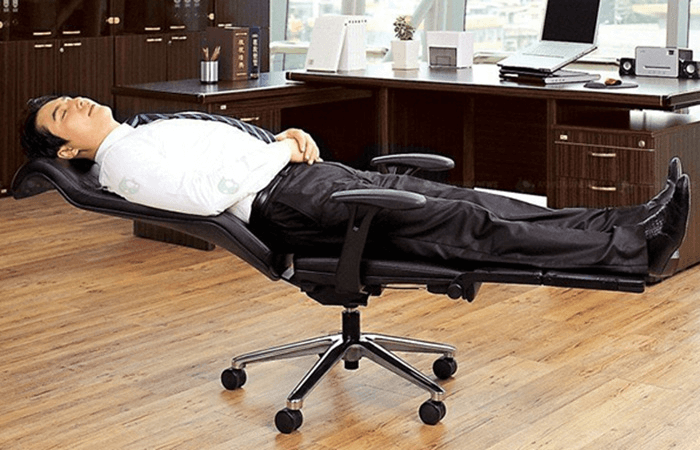 How to sleep in an office chair