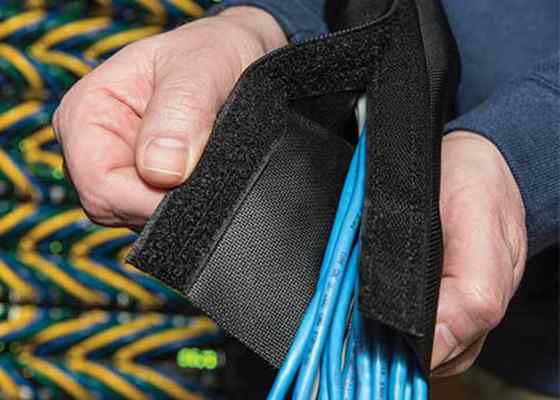 Keep Your Desk Cords Together With A Cable Sleeve
