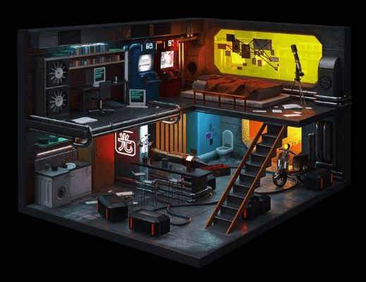 The Cyber-Style Gaming Bedroom Idea