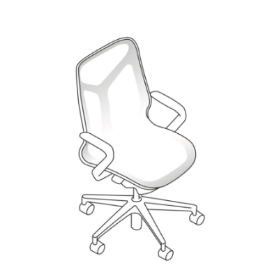 dimensions of an office chair