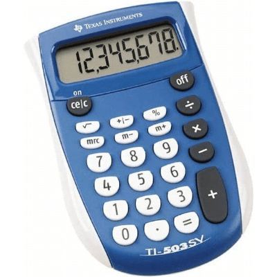 Handheld calculator