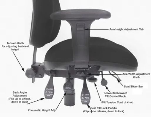 How To Fix Tilt Tension Knob On Manual Control Chair