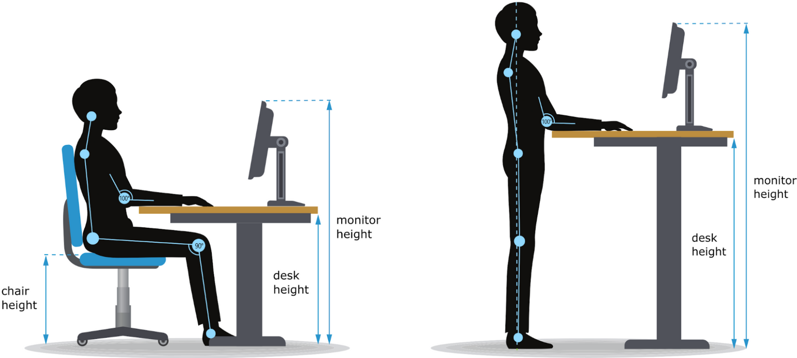 How Tall Should My Chair Be For My Desk? - For Tall Users